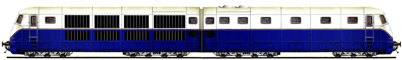Blauer Phönix - Modell einer modernen Dampflok