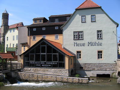 Aussenansicht der neuen Mühle Erfurt