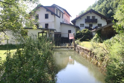 Kanal der Mühle St. Johann - Wasserzuführung zur Mühle